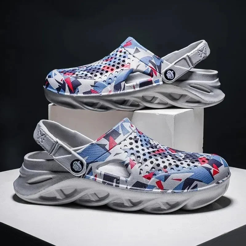 Flat sandals men's shoes EVA slippers garden platform sandals men's summer sandals new men's sports shoes outdoor home shoes